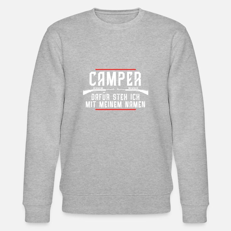 CAMPER - Stanley/Stella Unisex Bio-Sweatshirt CHANGER  - Grau meliert