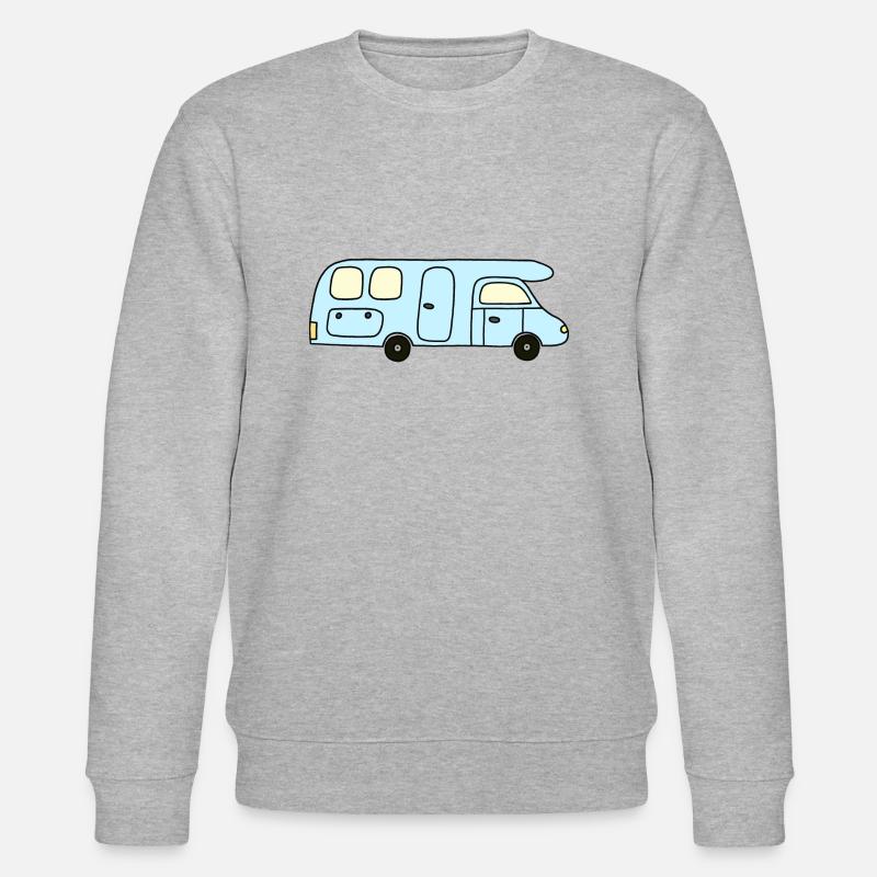 Camper hellblau - Stanley/Stella Unisex Bio-Sweatshirt CHANGER  - Grau meliert