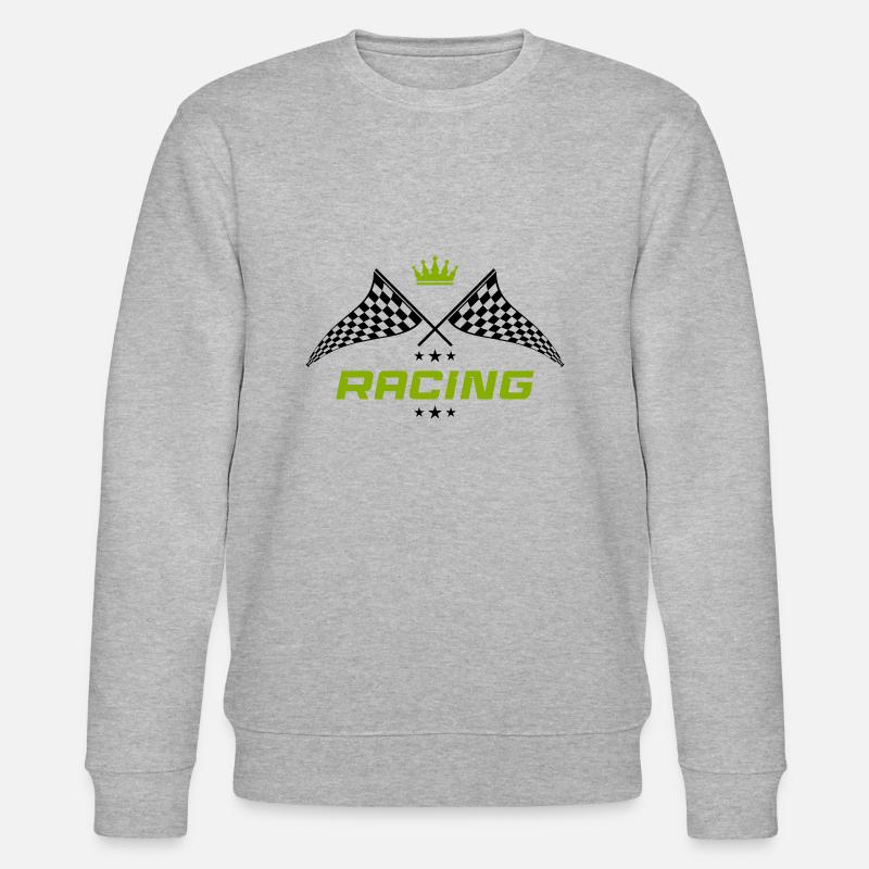 racing symbol - Stanley/Stella Unisex Bio-Sweatshirt CHANGER  - Grau meliert