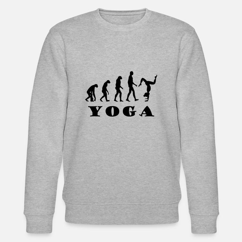 Yoga Evolution - Stanley/Stella Unisex Bio-Sweatshirt CHANGER  - Grau meliert