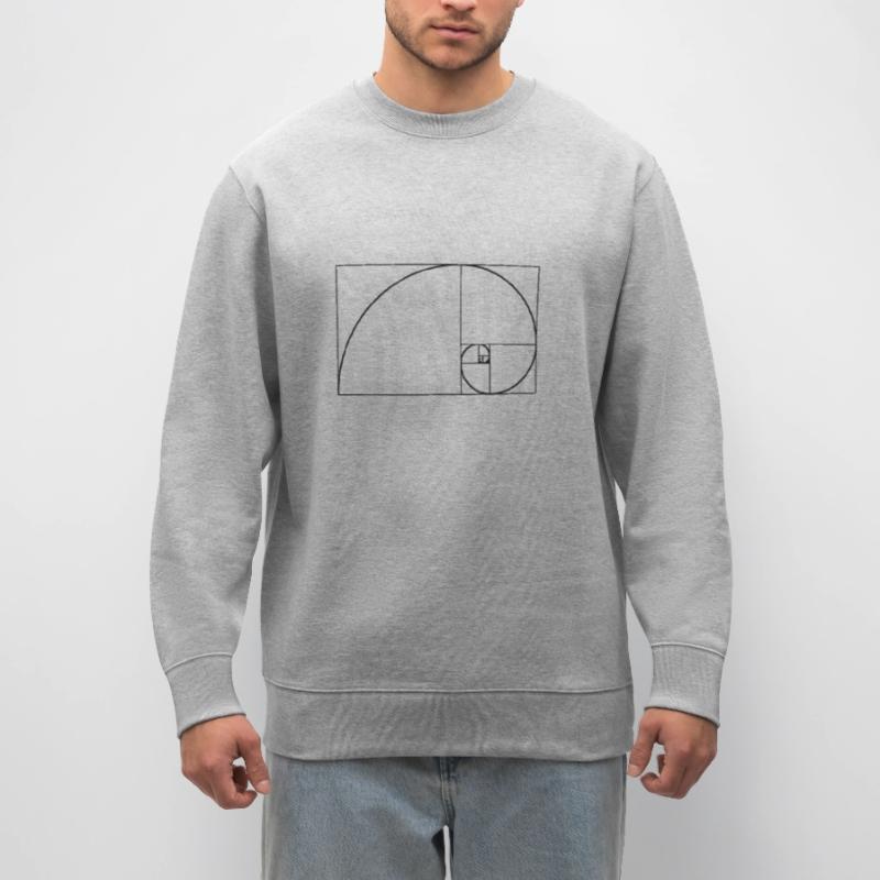 Spirale de Fibonacci, section doré, Phi, evolution Sweat bio CHANGER Stanley/Stella Unisexe