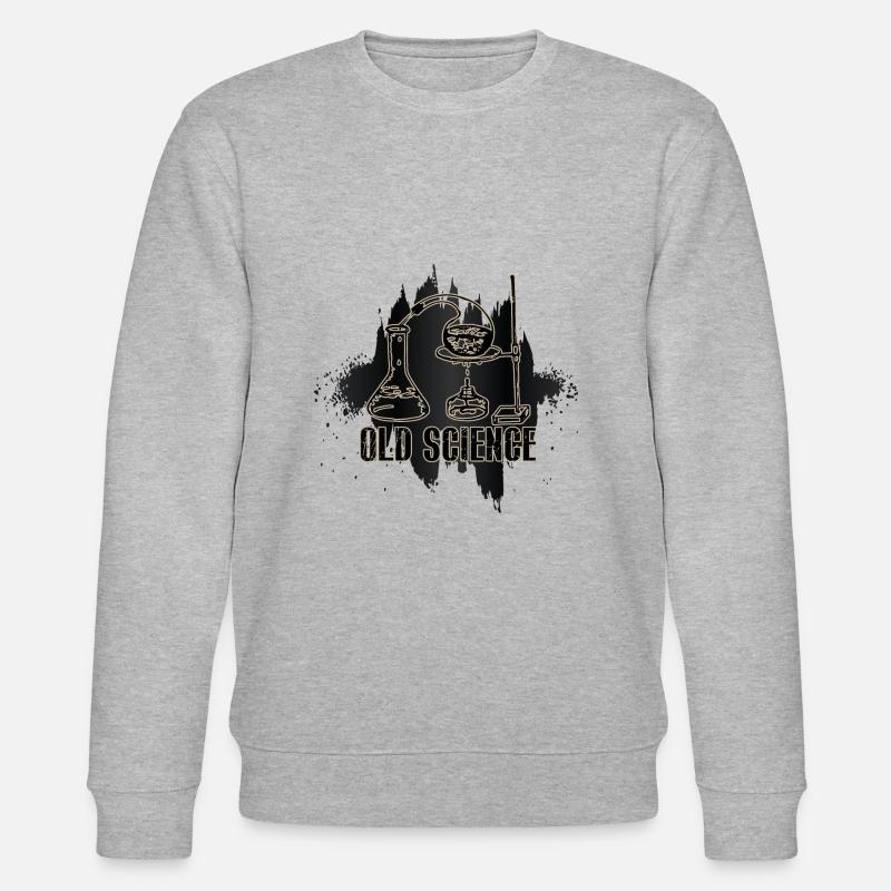 Old Science- Science - Stanley/Stella CHANGER Unisex Organic Sweatshirt - heather grey