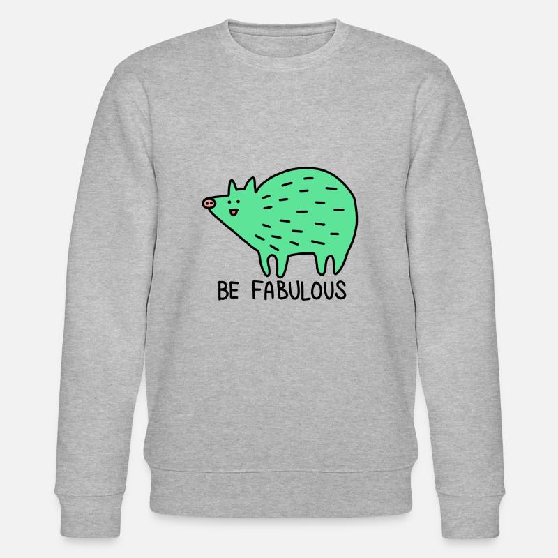 Be fabulous - Stanley/Stella Unisex Bio-Sweatshirt CHANGER  - Grau meliert