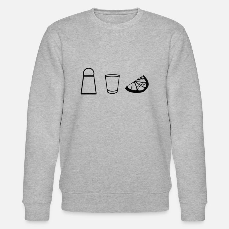 Tequila Love - Stanley/Stella Unisex Bio-Sweatshirt CHANGER  - Grau meliert