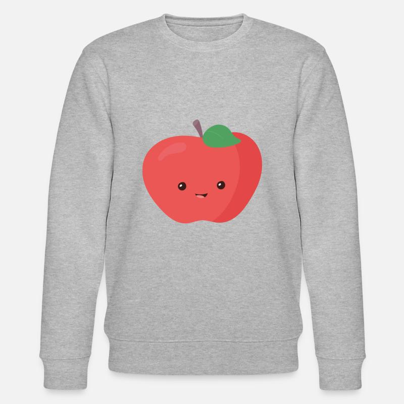 Apfel - Stanley/Stella Unisex Bio-Sweatshirt CHANGER  - Grau meliert