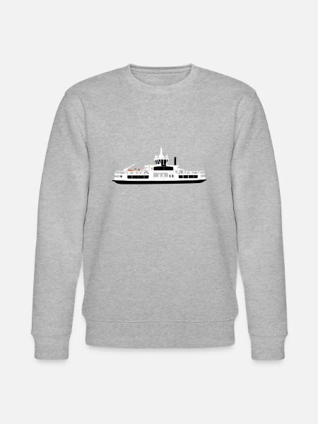Suomenlinna ferry - Stanley/Stella CHANGER Unisex Organic Sweatshirt - heather grey