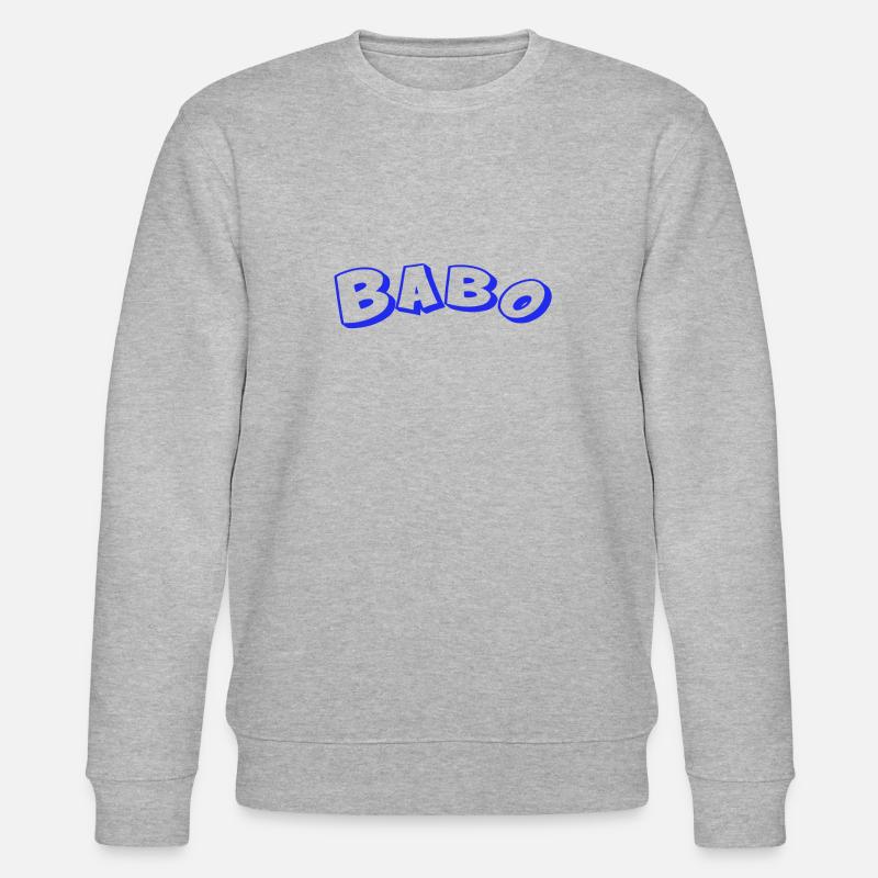 babo - Stanley/Stella Unisex Bio-Sweatshirt CHANGER  - Grau meliert