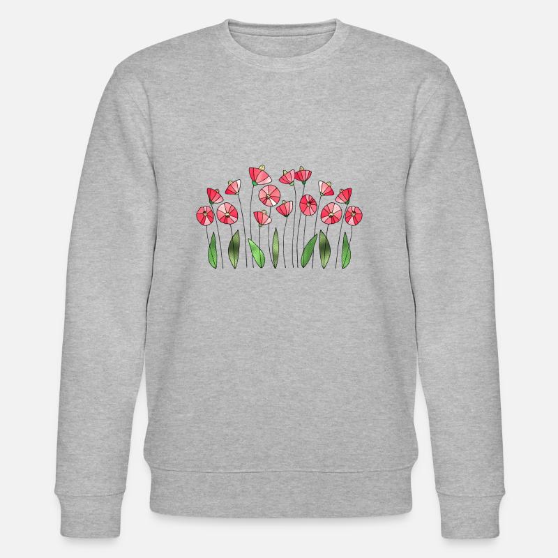 Fleur - Sweat bio CHANGER Stanley/Stella Unisexe - gris chiné