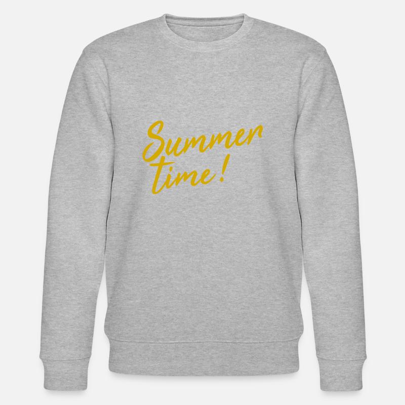 Heure d'été! - Sweat bio CHANGER Stanley/Stella Unisexe - gris chiné