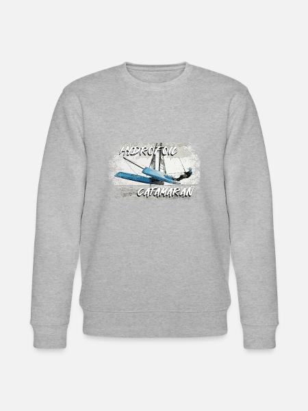Catamaran hydrofoil - Stanley/Stella CHANGER Unisex Organic Sweatshirt - heather grey