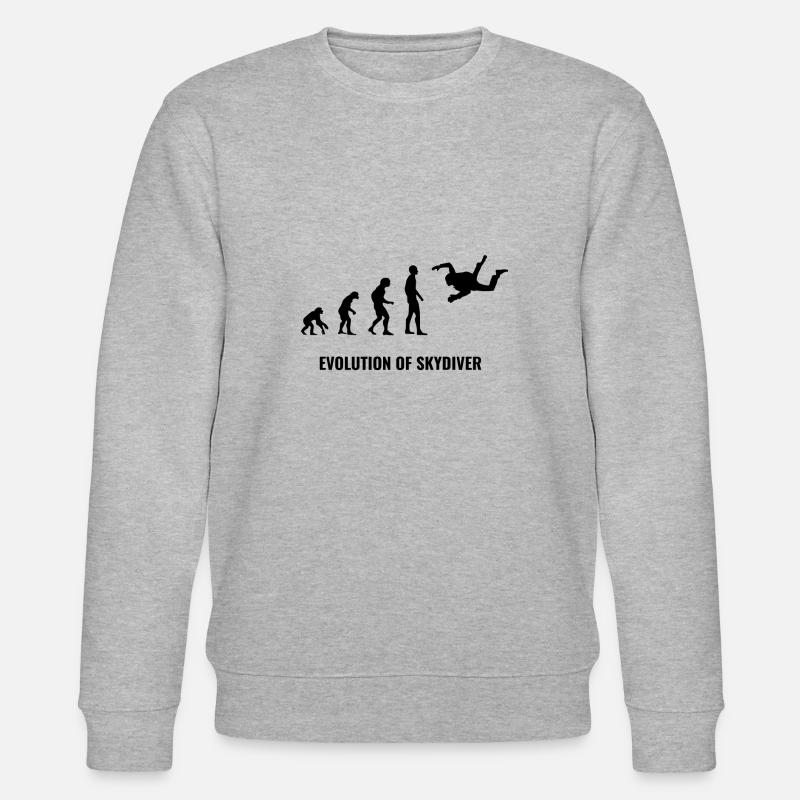 Évolution parachutiste - Sweat bio CHANGER Stanley/Stella Unisexe - gris chiné