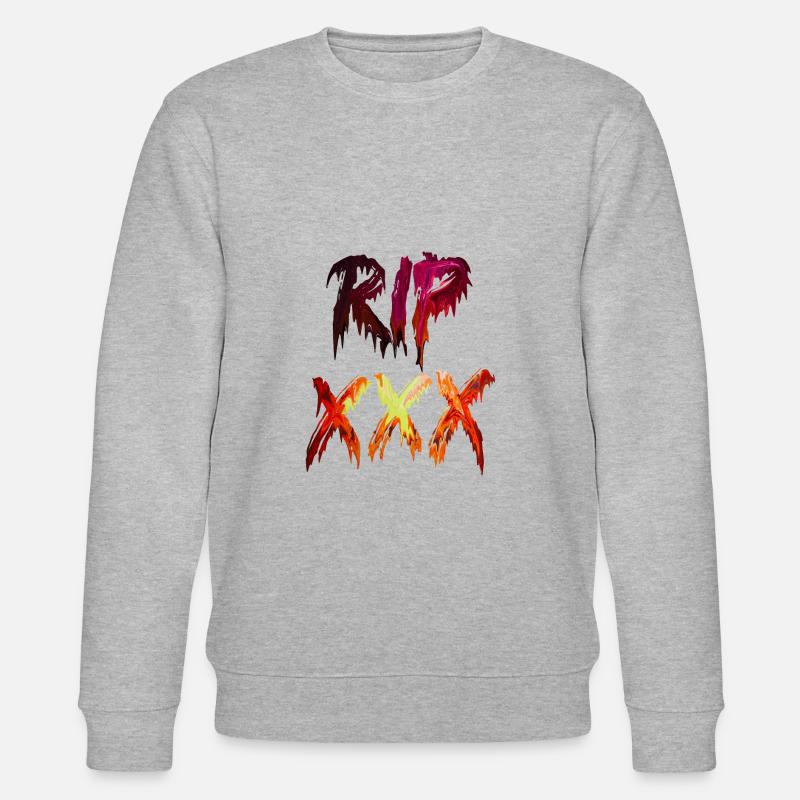 RIP XXXTENTACION Liquéfié - Sweat bio CHANGER Stanley/Stella Unisexe - gris chiné