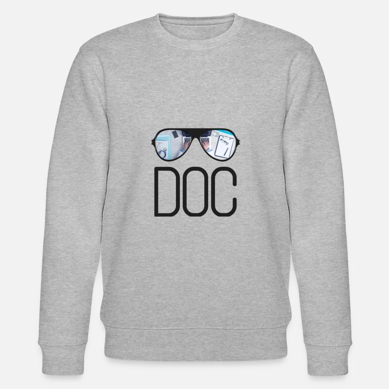 Doktor Arzt Mediziner - Stanley/Stella Unisex Bio-Sweatshirt CHANGER  - Grau meliert