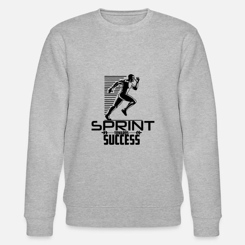 Sprint vers le succès - Sweat bio CHANGER Stanley/Stella Unisexe - gris chiné