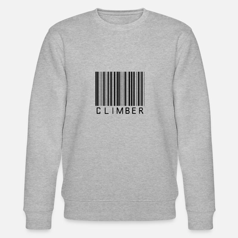 Klettern - Stanley/Stella Unisex Bio-Sweatshirt CHANGER  - Grau meliert
