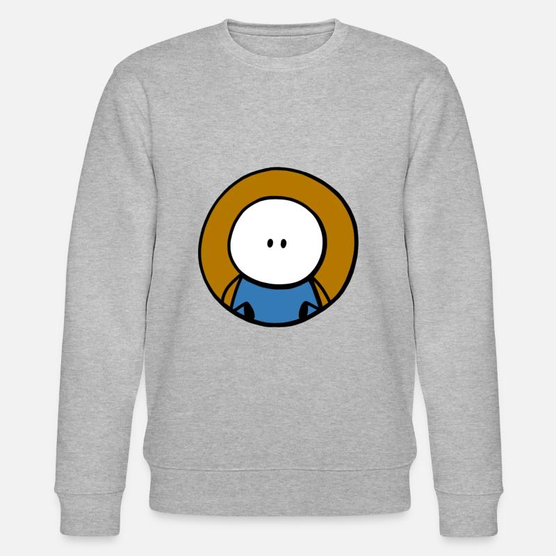 Kleiner Kopf - Stanley/Stella Unisex Bio-Sweatshirt CHANGER  - Grau meliert
