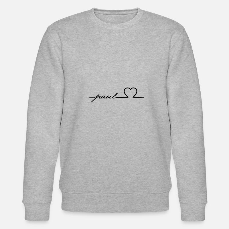 paul - Stanley/Stella Unisex Bio-Sweatshirt CHANGER  - Grau meliert
