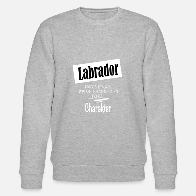 Labrador - Stanley/Stella Unisex Bio-Sweatshirt CHANGER  - Grau meliert