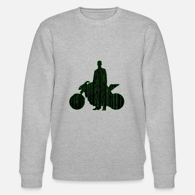 Matrix Biker - Stanley/Stella Unisex Bio-Sweatshirt CHANGER  - Grau meliert