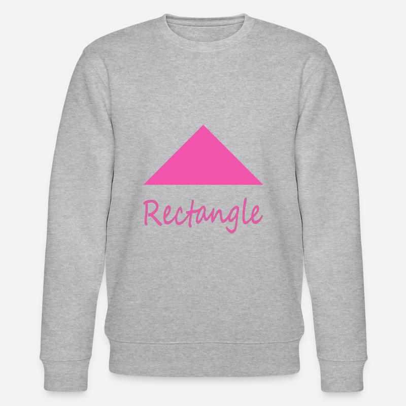 Wrong Rectangle Shape - Stanley/Stella CHANGER Unisex Organic Sweatshirt - heather grey
