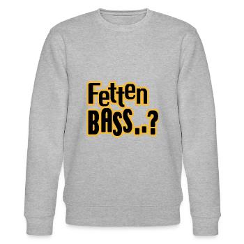 Fetten Bass..? - Stanley/Stella Unisex Bio-Sweatshirt CHANGER  - Grau meliert - Vorne - Nik (191cm) & Marisol (170cm)
