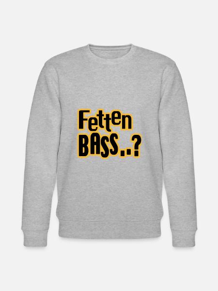 Fetten Bass..? - Stanley/Stella Unisex Bio-Sweatshirt CHANGER  - Grau meliert