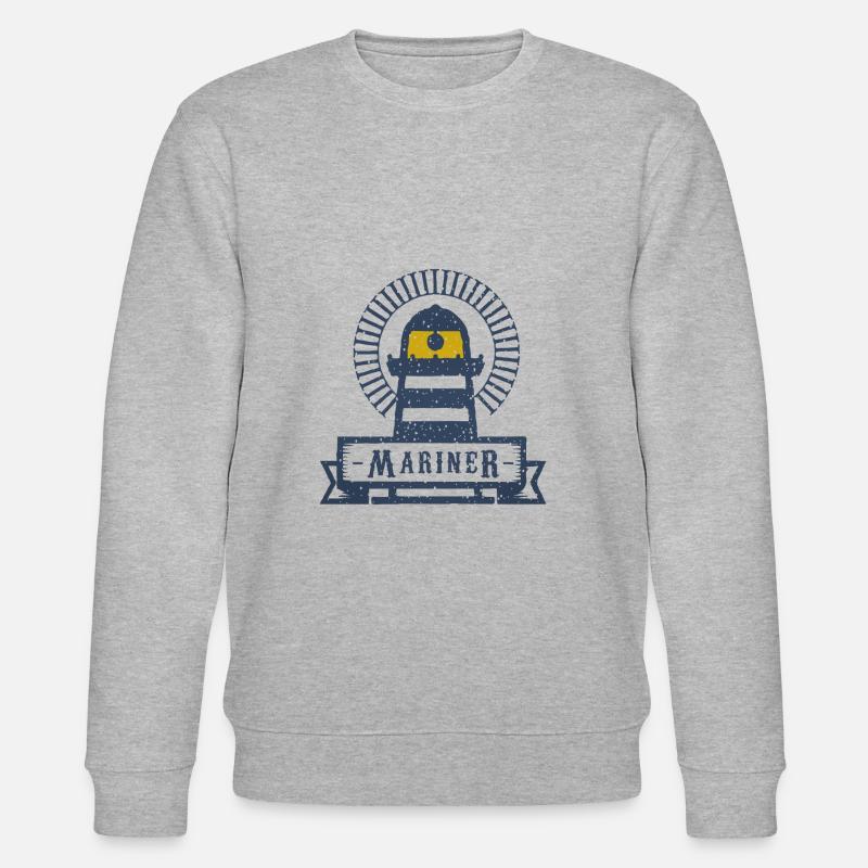 Mariner arctic Leuchtturm - Stanley/Stella Unisex Bio-Sweatshirt CHANGER  - Grau meliert