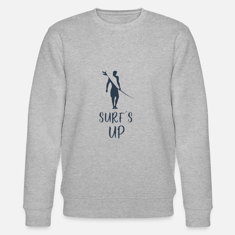 Surf, surf, surfing - Sweat bio CHANGER Stanley/Stella Unisexe - gris chiné
