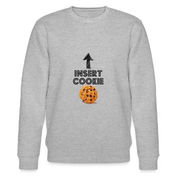 Insérer une chemise à biscuits - Sweat bio CHANGER Stanley/Stella Unisexe - gris chiné - Devant - Nik (191cm) & Marisol (170cm)