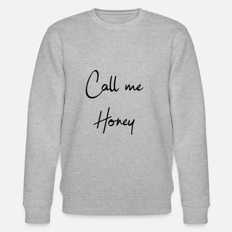 Call me Honey - Stanley/Stella Unisex Bio-Sweatshirt CHANGER  - Grau meliert
