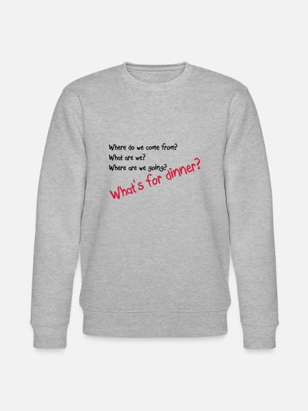 Funny quotes - Stanley/Stella CHANGER Unisex Organic Sweatshirt - heather grey