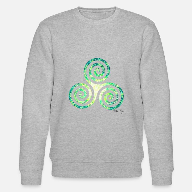 triskell - Stanley/Stella Unisex Bio-Sweatshirt CHANGER  - Grau meliert