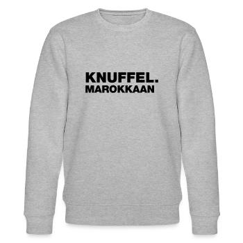 HUG MAROKKANISCH - Stanley/Stella Unisex Bio-Sweatshirt CHANGER  - Grau meliert - Vorne - Nik (191cm) & Marisol (170cm)