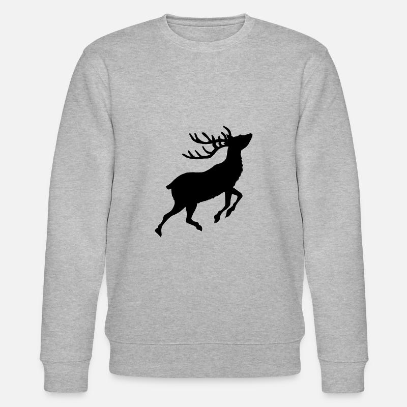 Deer - Stanley/Stella Unisex Bio-Sweatshirt CHANGER  - Grau meliert