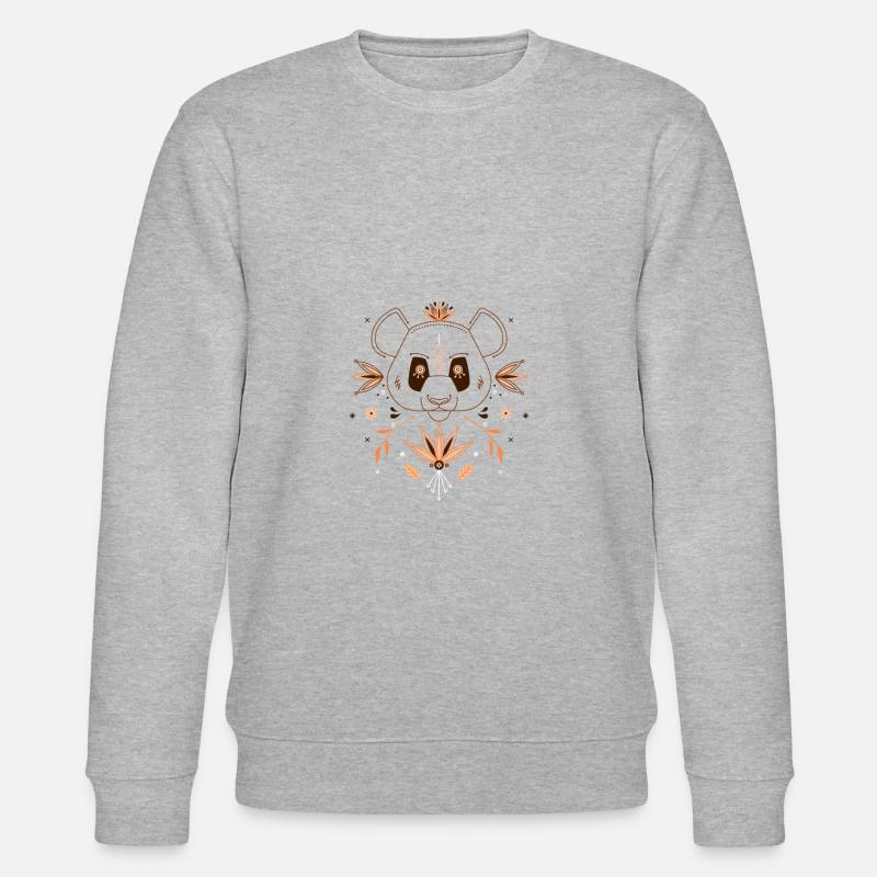 panda - Sweat bio CHANGER Stanley/Stella Unisexe - gris chiné