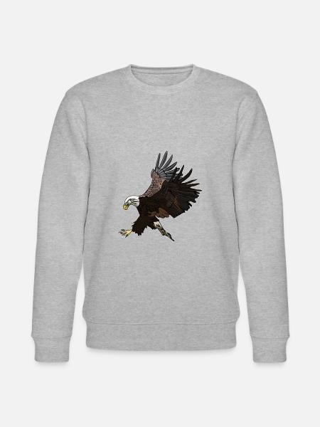 Eagle Eagle - Stanley/Stella CHANGER Unisex Organic Sweatshirt - heather grey