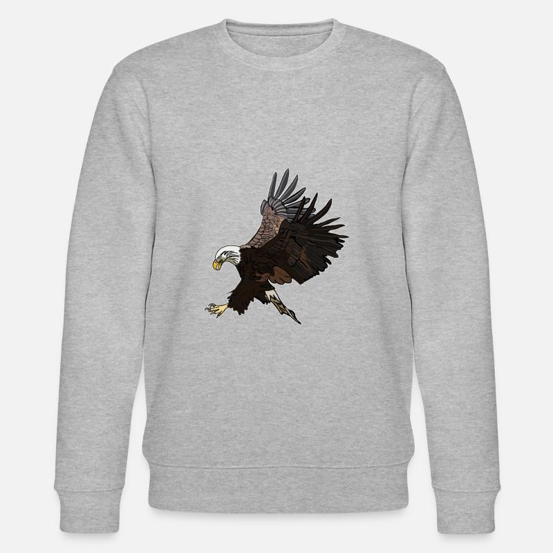 Aigle aigle - Sweat bio CHANGER Stanley/Stella Unisexe - gris chiné