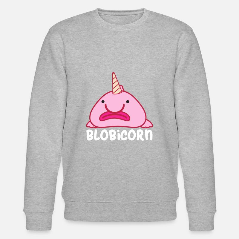 Blobfish - Stanley/Stella Unisex Bio-Sweatshirt CHANGER  - Grau meliert