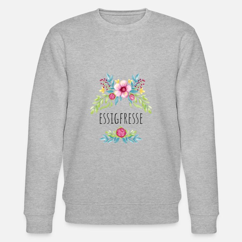 Essigfresse - Stanley/Stella Unisex Bio-Sweatshirt CHANGER  - Grau meliert