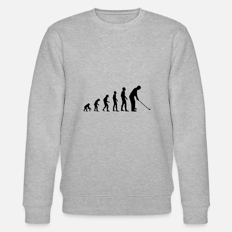 Evolution Golf - Stanley/Stella CHANGER Unisex Organic Sweatshirt - heather grey