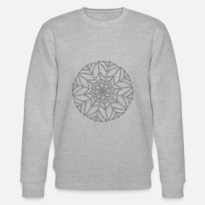 Mandala7 - Stanley/Stella Unisex Bio-Sweatshirt CHANGER  - Grau meliert