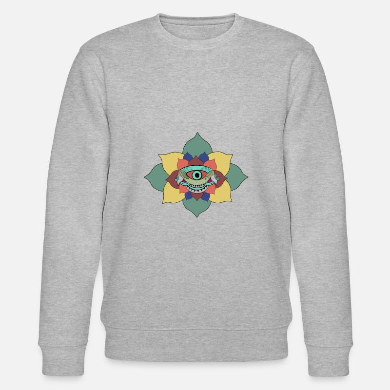 Third eye - Stanley/Stella Unisex Bio-Sweatshirt CHANGER  - Grau meliert