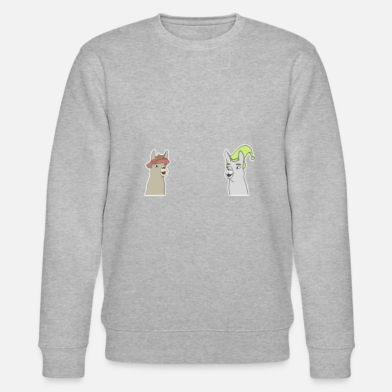 LAMAS - Stanley/Stella Unisex Bio-Sweatshirt CHANGER - Grau meliert