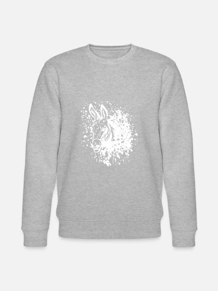 Macchia d'inchiostro d'asino - Felpa ecologica unisex CHANGER di Stanley/Stella - grigio melange
