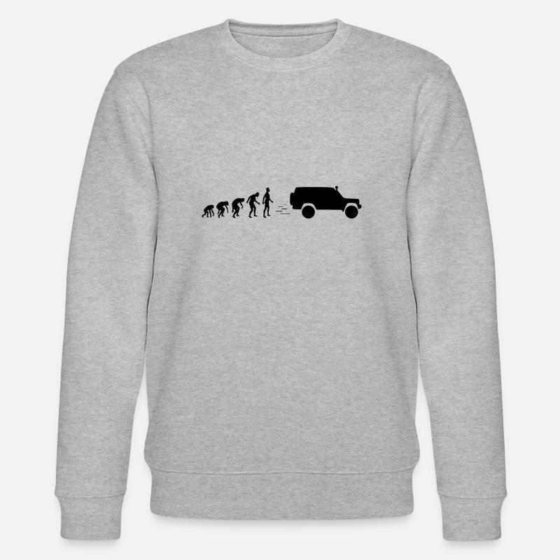 Evolution 4x4 Land Cruiser Style - Stanley/Stella CHANGER Unisex Organic Sweatshirt - heather grey