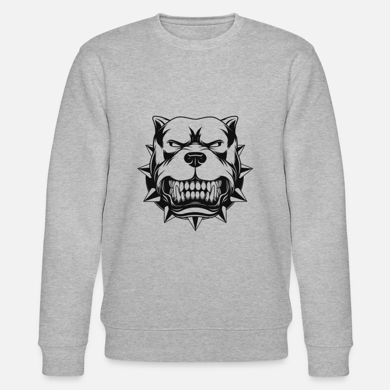 Pitbull - Stanley/Stella Unisex Bio-Sweatshirt CHANGER  - Grau meliert