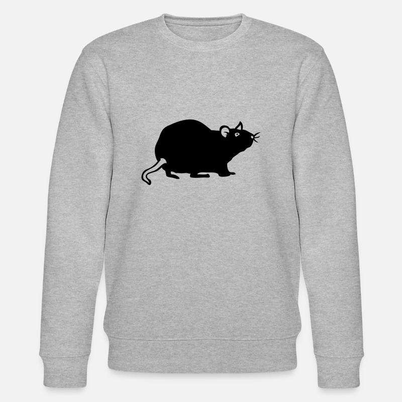Ratte - Stanley/Stella Unisex Bio-Sweatshirt CHANGER  - Grau meliert