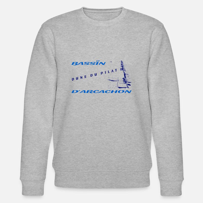 Pilat Dune Treppenhaus - Stanley/Stella Unisex Bio-Sweatshirt CHANGER  - Grau meliert
