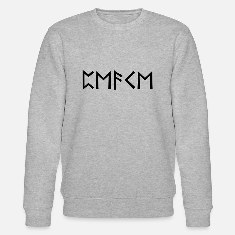 Peace - Runenschrift - Stanley/Stella Unisex Bio-Sweatshirt CHANGER  - Grau meliert
