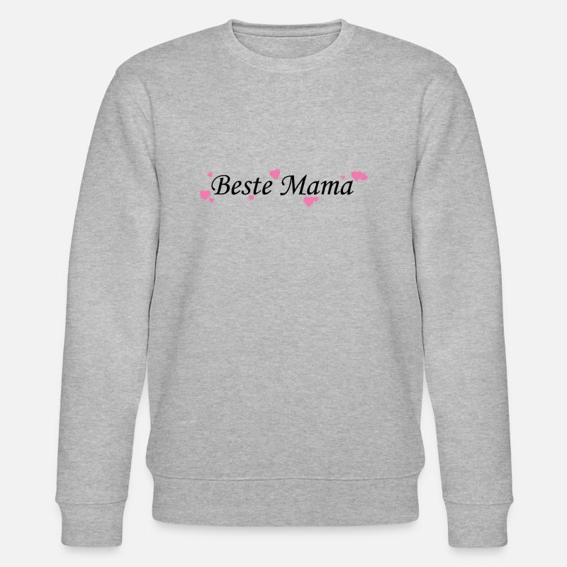 Beste Mama - Stanley/Stella Unisex Bio-Sweatshirt CHANGER  - Grau meliert